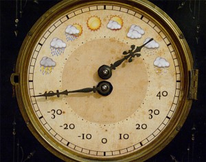 Antique Weather Clock - погодные часы на Arduino